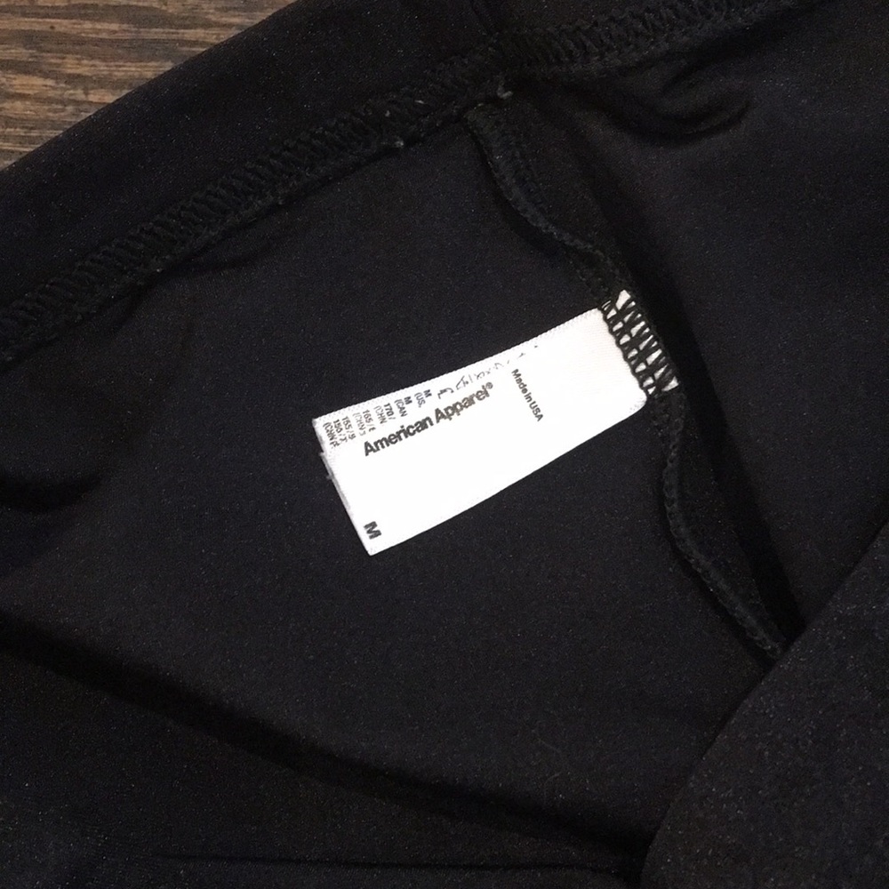 EUC American Apparel Tricot High Waisted Spandex - Picture 2 of 2